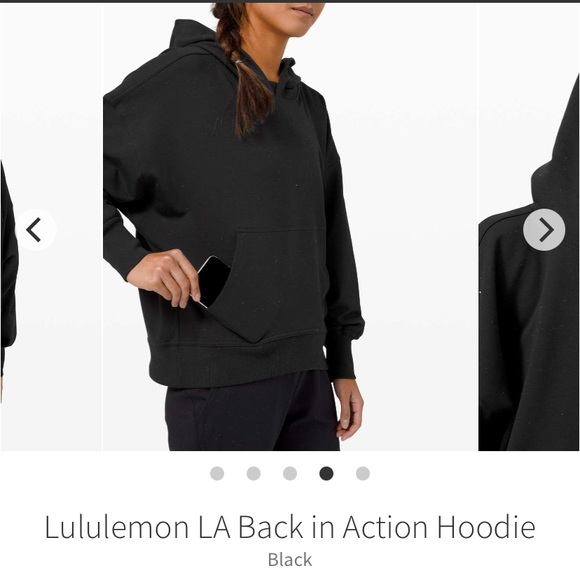 lululemon athletica Tops - Lululemon LA Back in Action Hoodie
